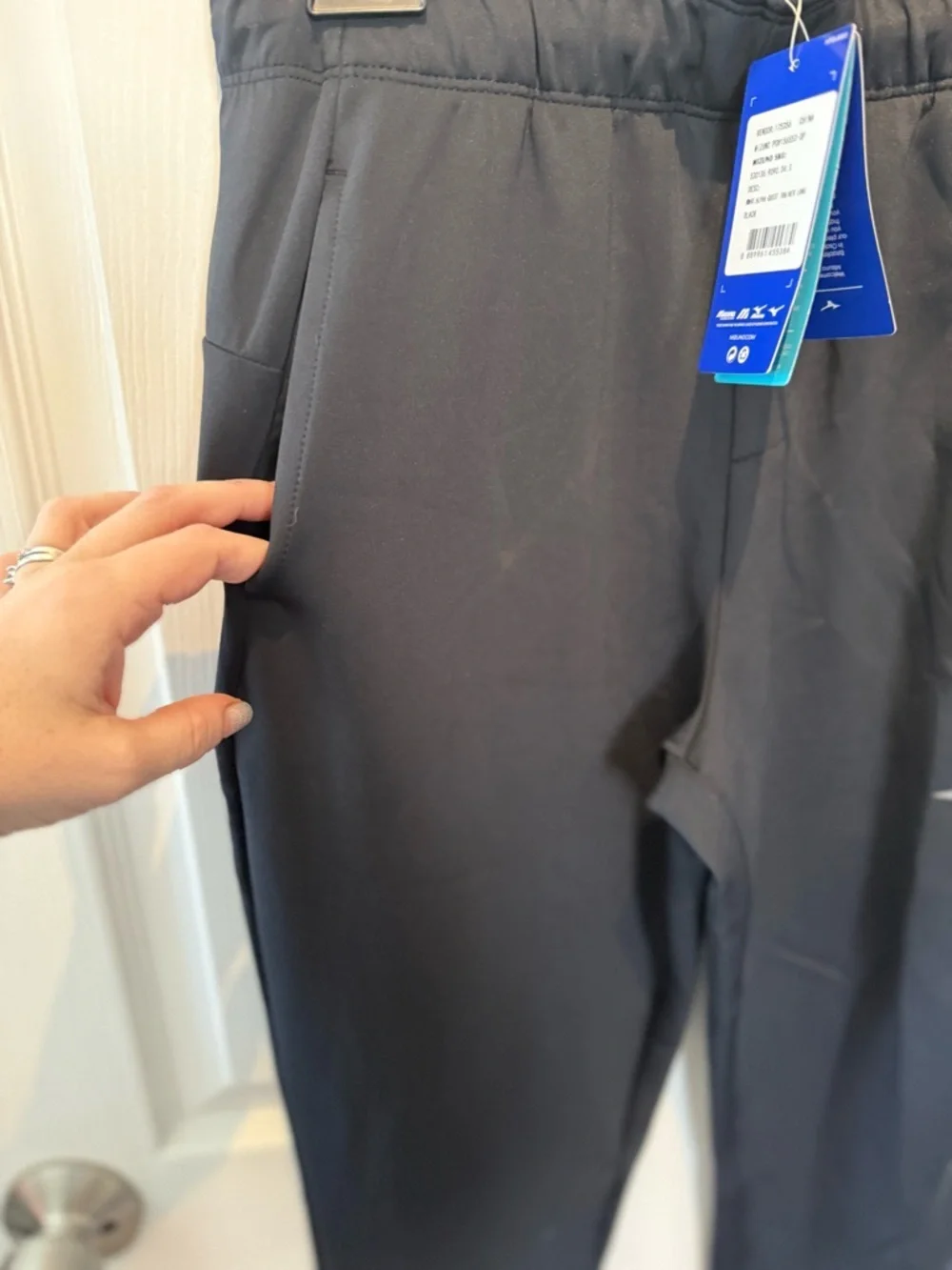Mizuno Alpha Quest Trainer Pants Size Small Long 530136 Jogger Black Women’s